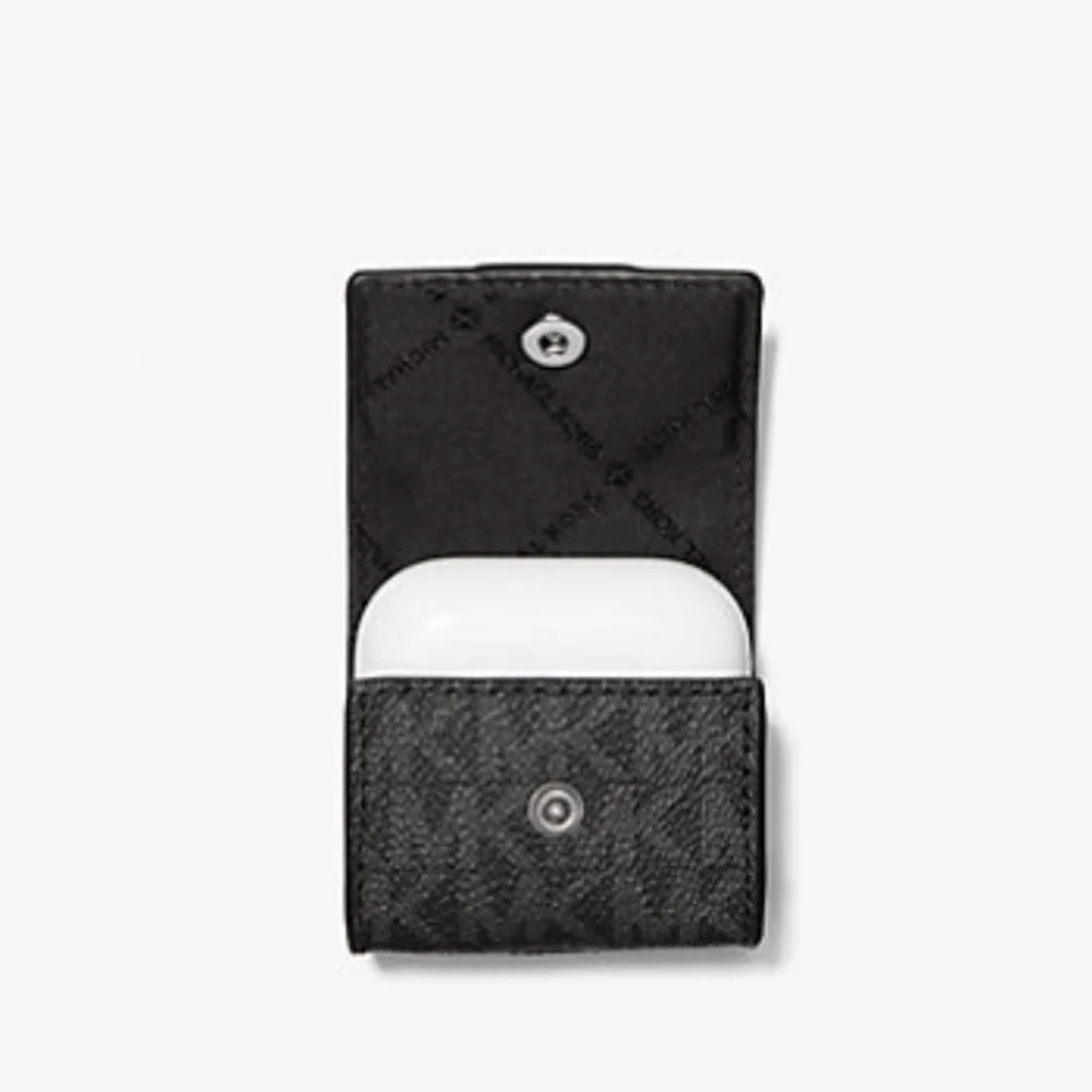 🆕️BNIB MICHAEL KORS HUDSON CASE FOR APPLE AIRPOD PRO IN BLACK